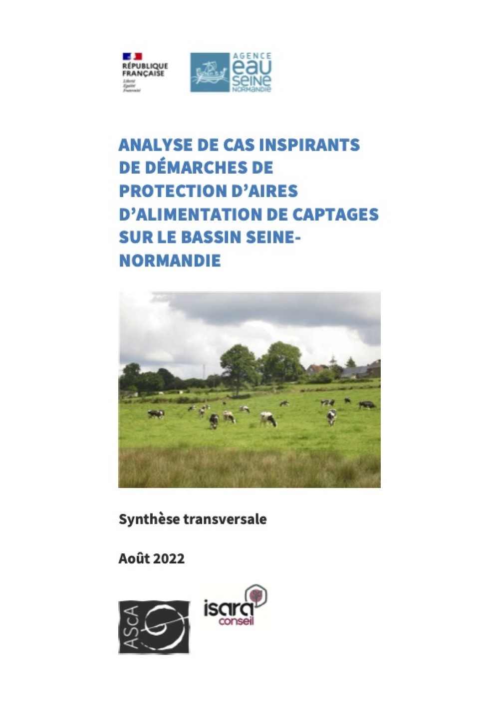 [Publication] Etude de cas inspirants des aires d'alimentation de captages - DREAL Normandie