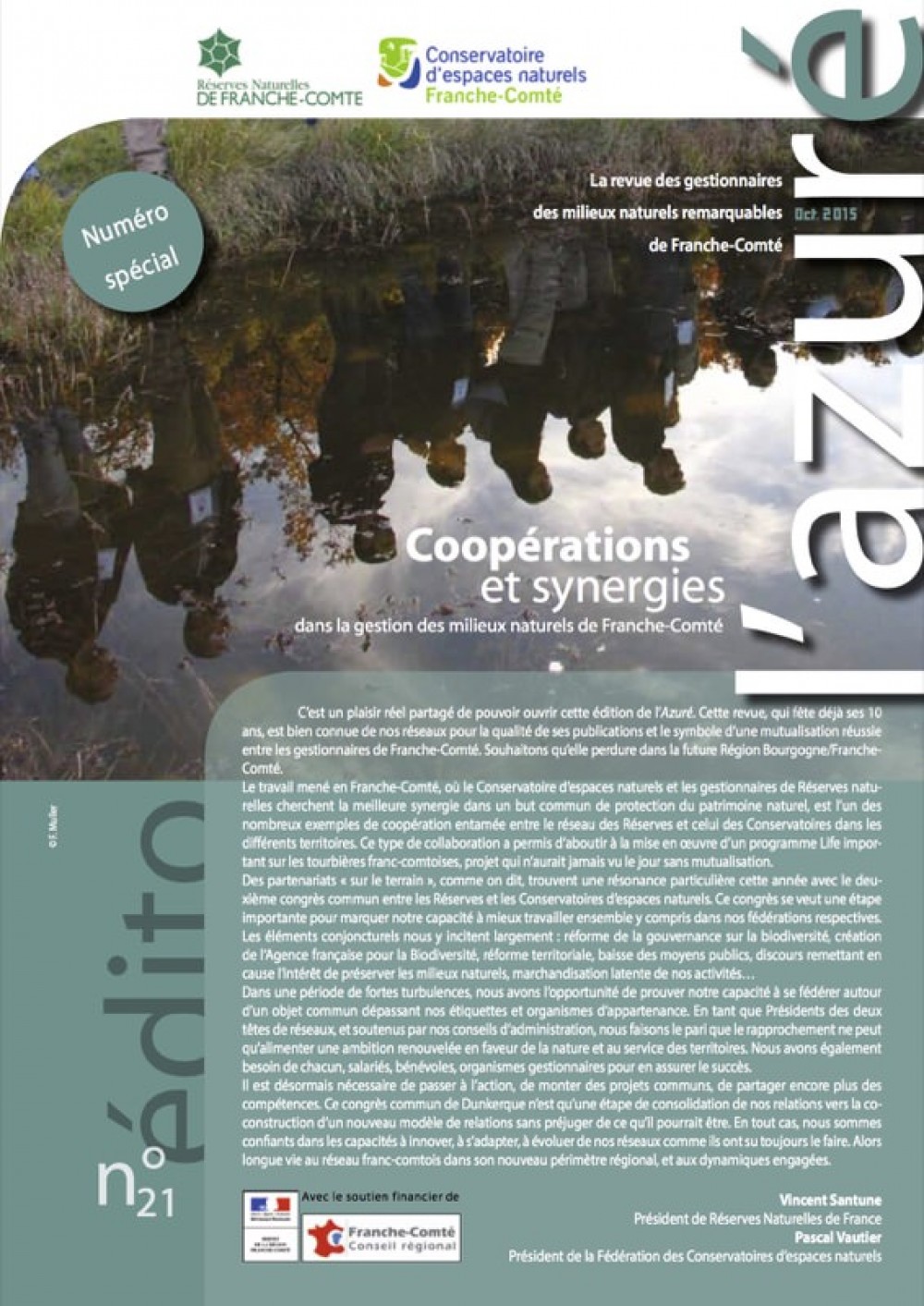 [Publication] L'Azuré, la revue des gestionnaires des milieux naturels remarquables de Franche-Comté