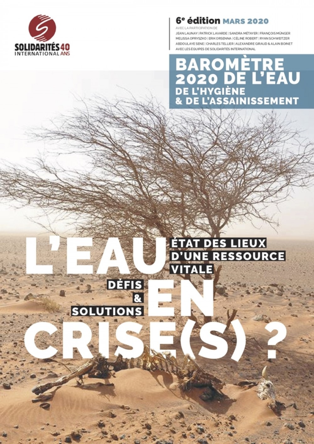 [Publication] Baromètre 2020 de l'eau, de l'hygiène est de l'assainissement - Solidarités International