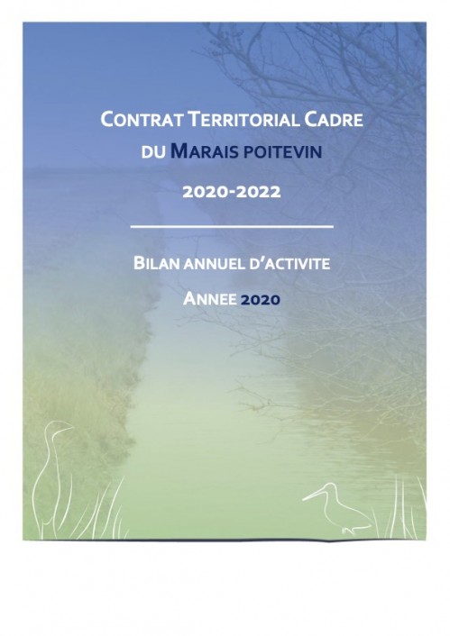 [Publication] Bilan annuel 2020 du contrat territorial cadre du Marais poitevin