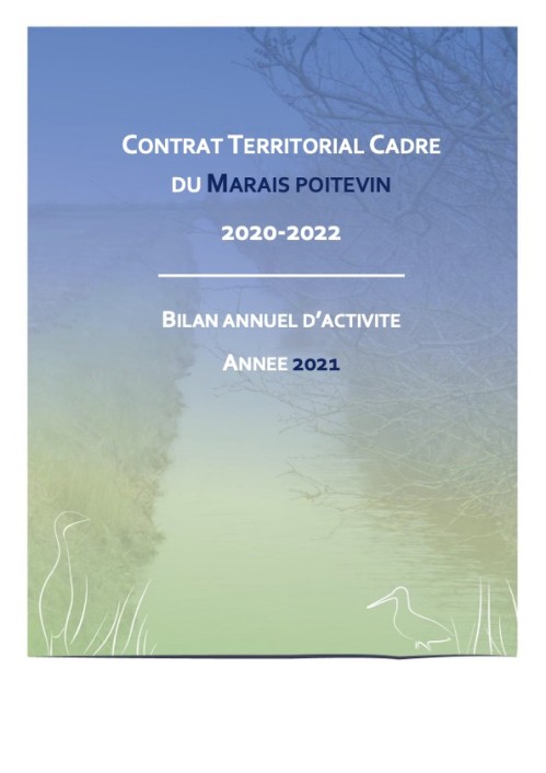 [Publication] Bilan annuel 2021 du Contrat cadre du Marais Poitevin