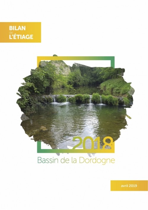 [Publication] Bilan de l'étiage 2018 - Bassin de la Dordogne