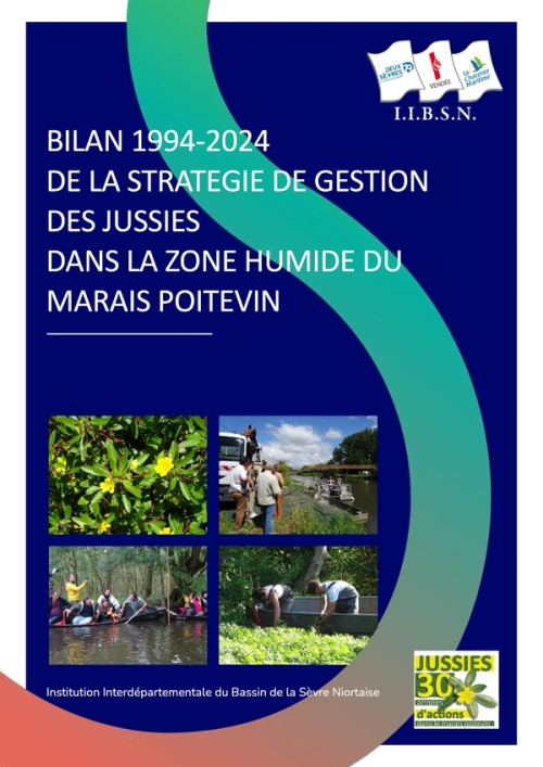 [Publication] Bilan 1994 - 2024 de la stratégie de gestion des jussies dans la zone humide du marais poitevin