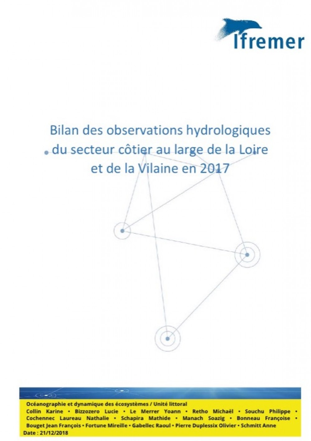 [Publication] Bilan des observations hydrologiques du secteur côtier au large de la Loire et de la Vilaine en 2017