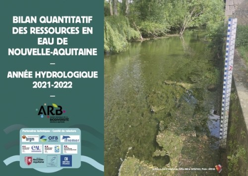 [Publication] Bilan quantitatif des ressources en eau de Nouvelle-Aquitaine 2021-2022