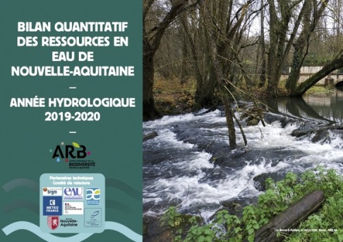 [Publication] Bilan quantitatif des ressources en eau de Nouvelle-Aquitaine 2019-2020