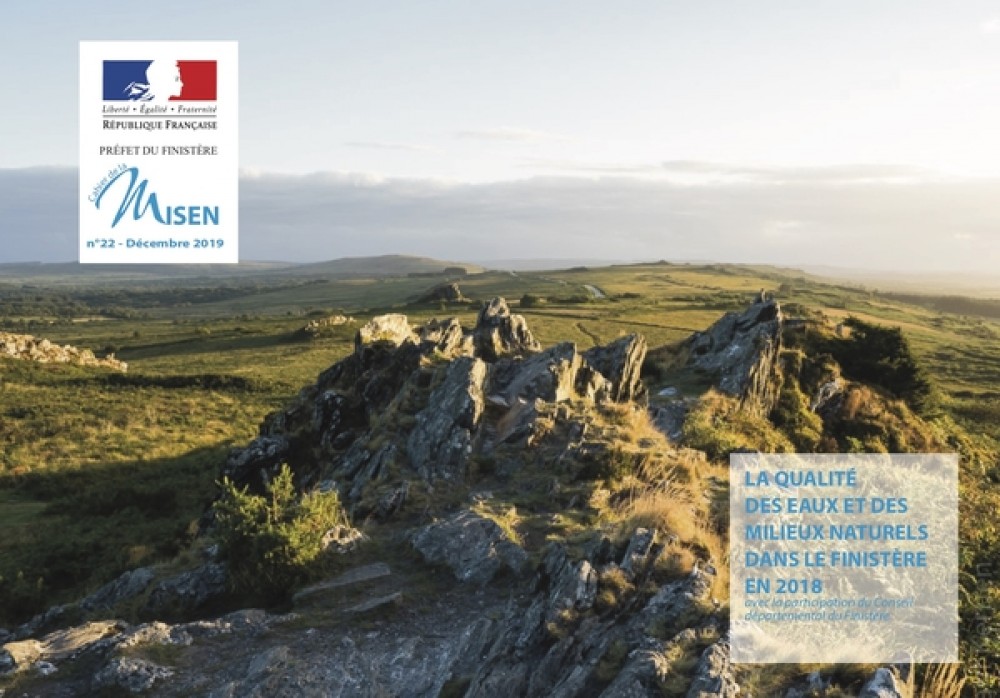 [Publication] Cahier de la MISEN n°22 - La qualité des eaux et des milieux naturels dans le Finistère en 2018