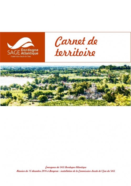 [Publication] Carnet de territoire - SAGE Dordogne Atlantique