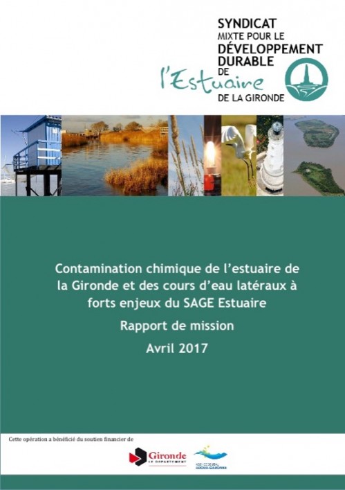 [Publication] Contamination chimique de l’Estuaire de la Gironde et des cours d’eau latéraux à forts enjeux du Sage Estuaire