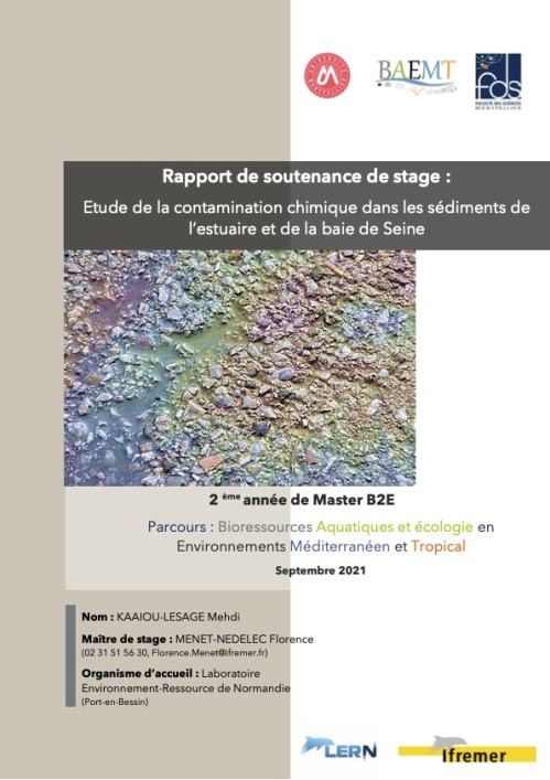 [Publication] La contamination chimique des sédiments, de l’estuaire à la baie de Seine - GIP Seine-Aval