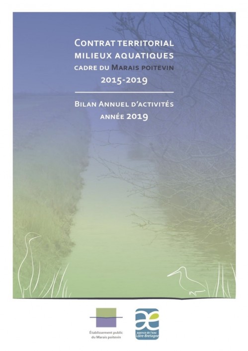 [Publication] Bilan annuel d'activités 2019 - Contrat territorial milieux aquatiques cadre du Marais Poitevin