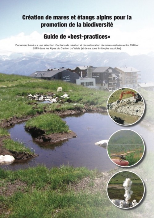 [Publication] Création de mares et étangs alpins pour la promotion de la biodiversité - Guides des best-practices