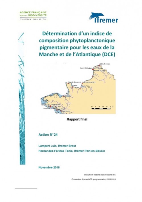 [Publication] Détermination d’un indice de composition phytoplanctonique pigmentaire pour les eaux de la Manche et de l’Atlantique (DCE)