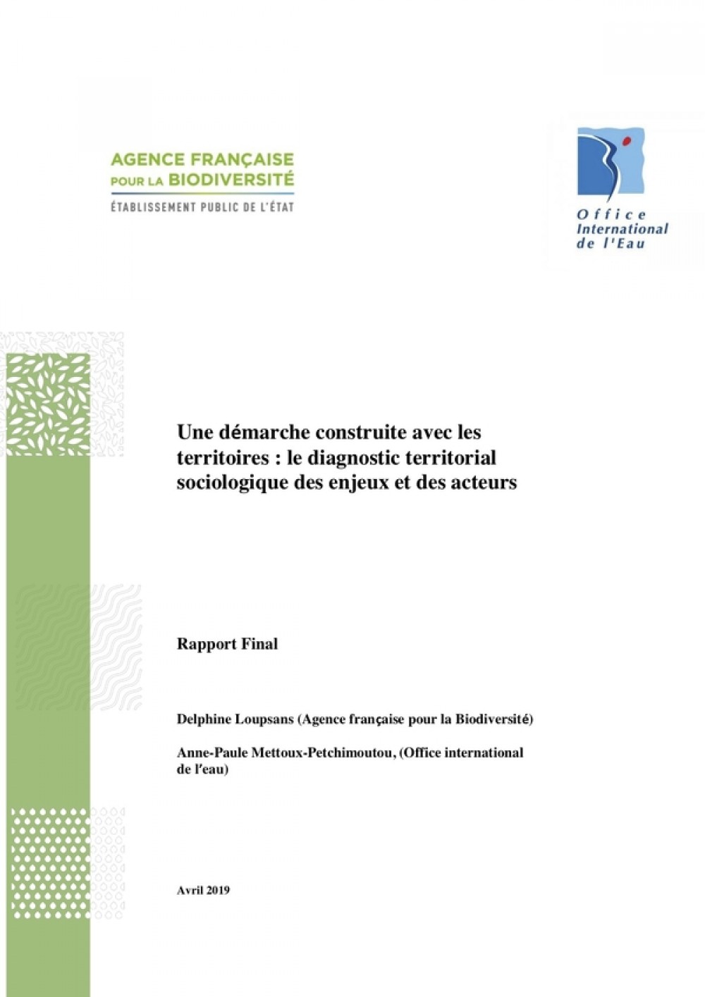 [Publication] Une démarche construite avec les territoires : le diagnostic territorial sociologique des enjeux et des acteurs