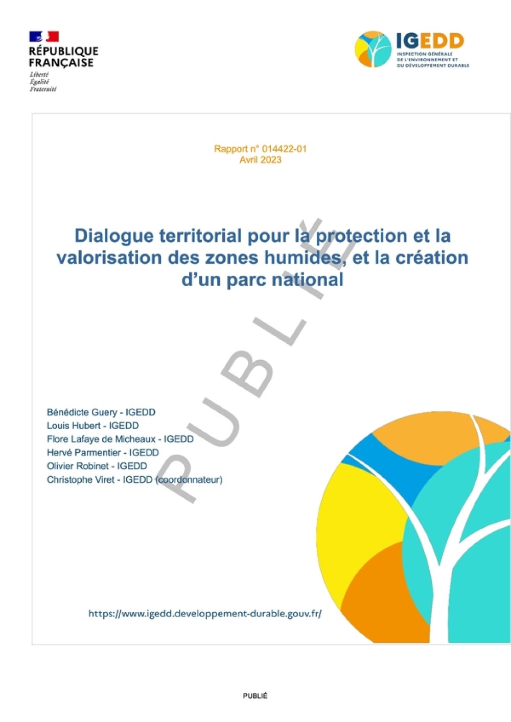 [Publication] Dialogue territorial pour la protection et la valorisation des zones humides, et la création d’un parc national