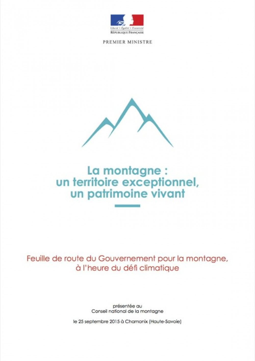 [Publication] Feuille de route du Gouvernement pour la montagne à l'heure du défi climatique