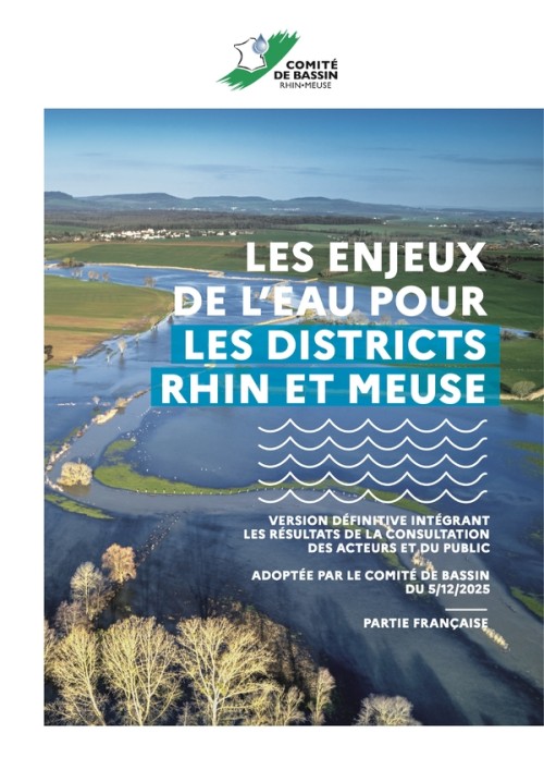 [Publication] Les enjeux pour l'eau pour les districts Rhin et Meuse