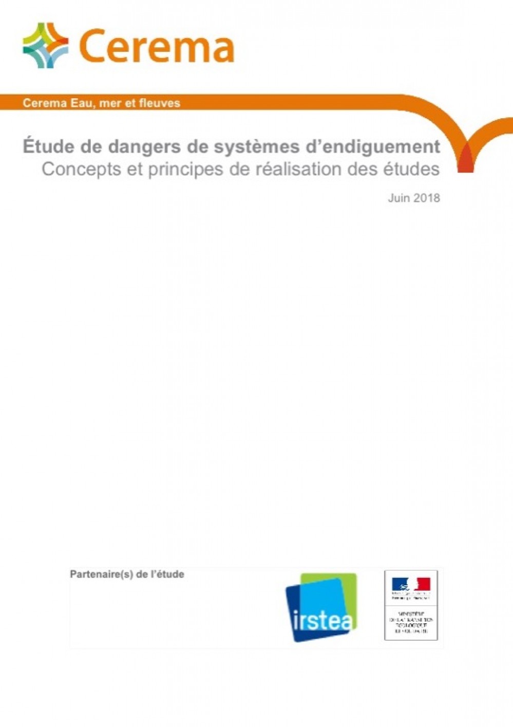 [Publication] Rapport Étude de dangers de systèmes d’endiguement - Cerema