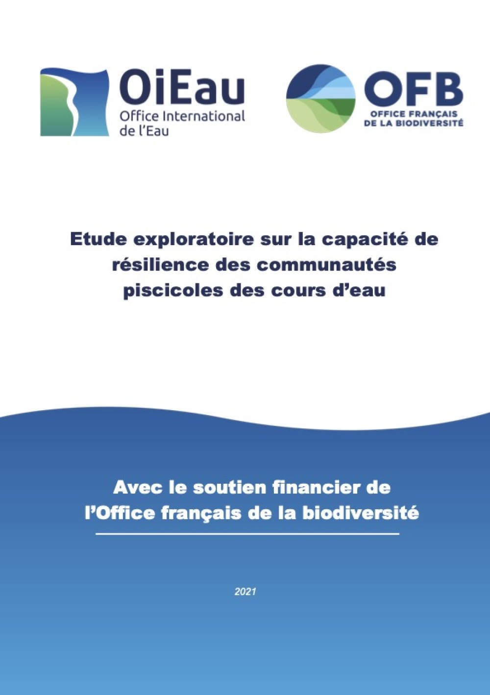 [Publication] Etude exploratoire sur la capacité de résilience des communautés piscicoles des cours d’eau confrontées au manque d’eau