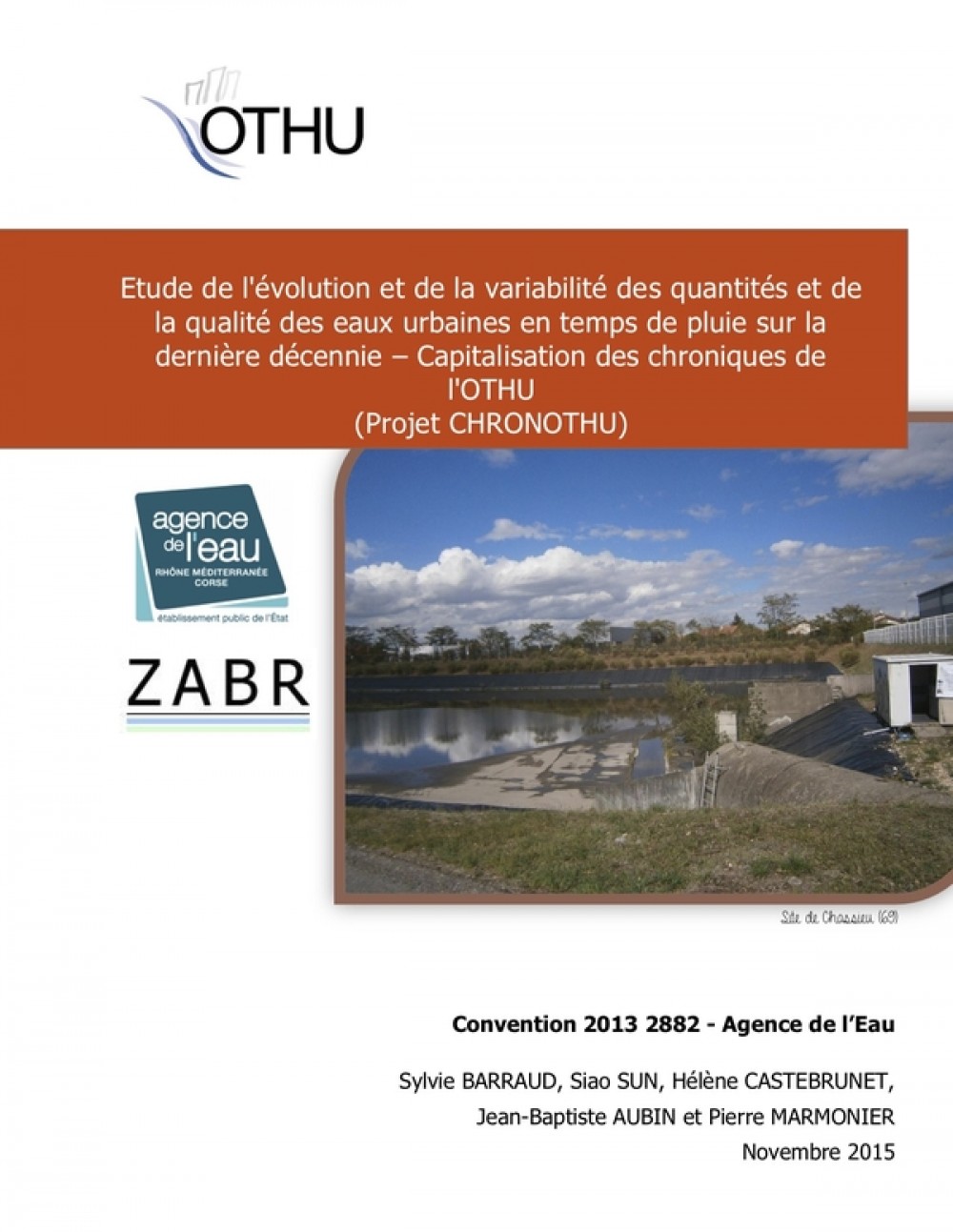 [Publication] Étude de l'évolution et de la variabilité des quantités et de la qualité des eaux urbaines en temps de pluie sur la dernière décennie - Graie