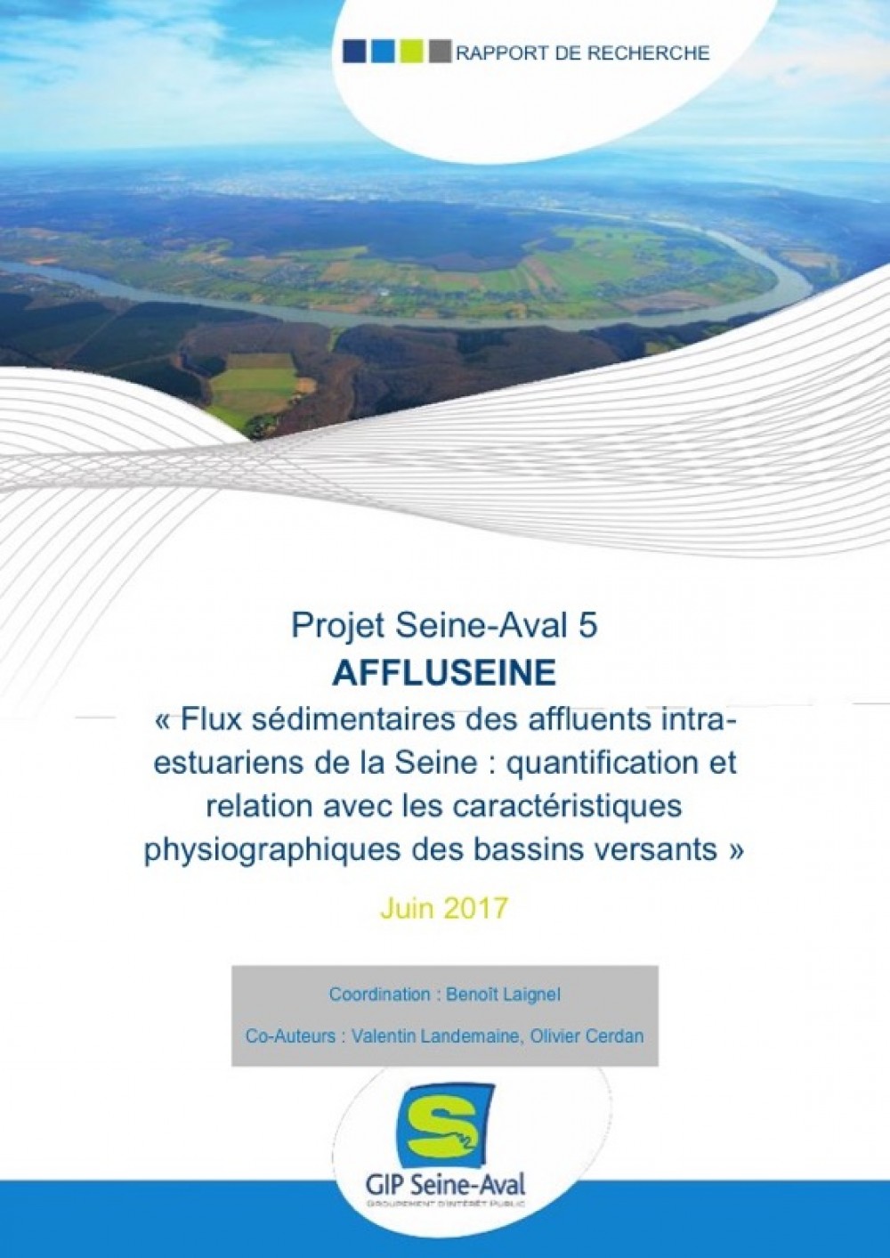 [Publication] Flux sédimentaire des affluents intra-estuariens de la Seine : quantification et relation avec les caractéristiques physiographiques des bassins versants