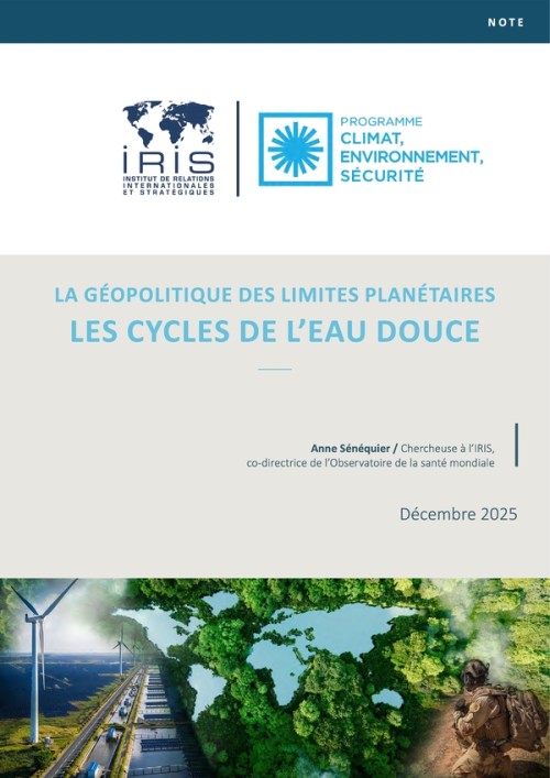 [Publication] La géopolitique des limites planétaires : Les cycles de l'eau douce