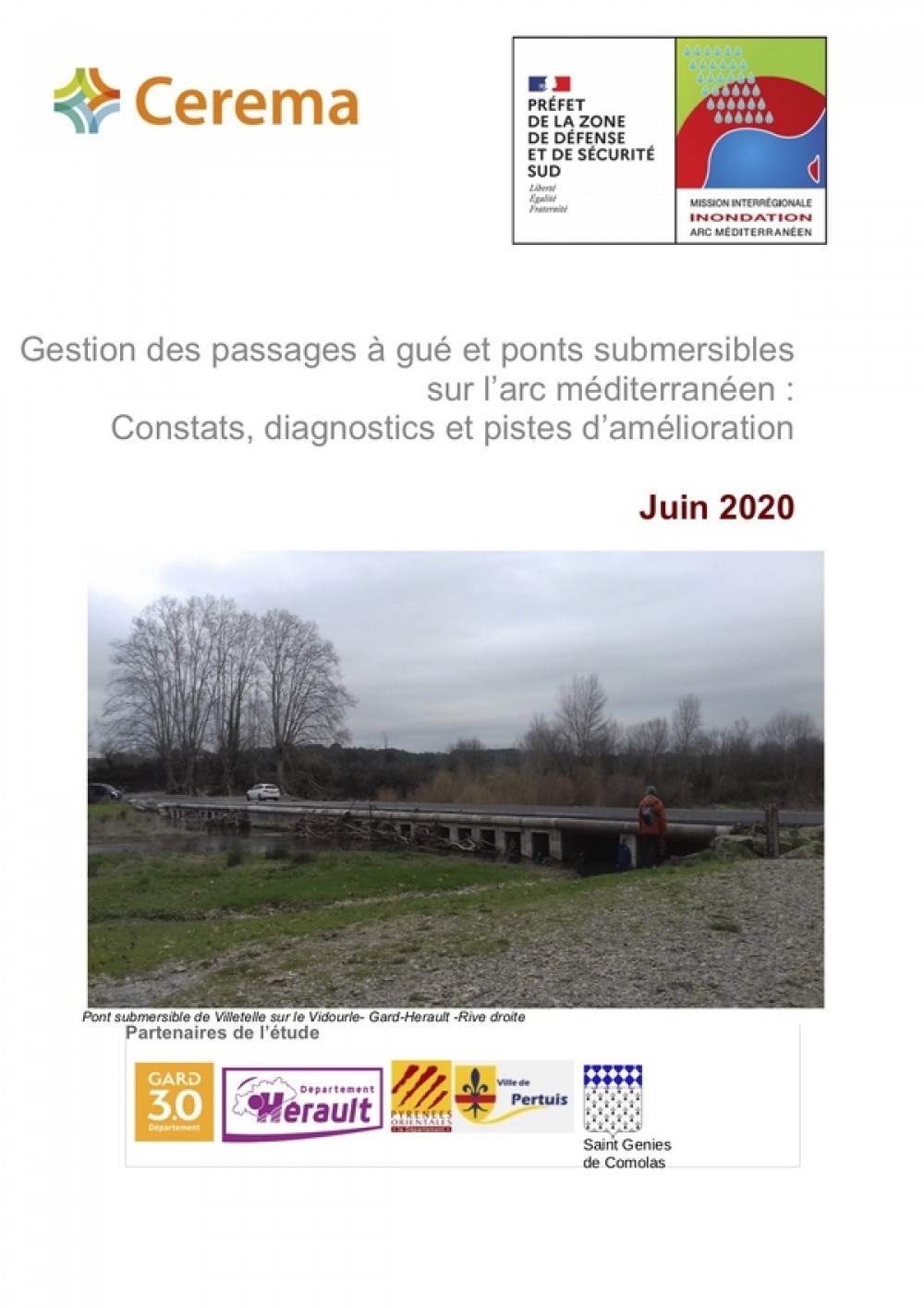 [Publication] Une étude sur la gestion des passages à gué et ponts submersibles en Méditerranée - RRGMA