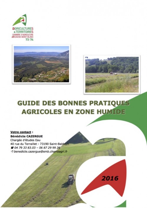 [Publication] Guide de bonnes pratiques agricoles en zone humide en Savoie - Pôle relais