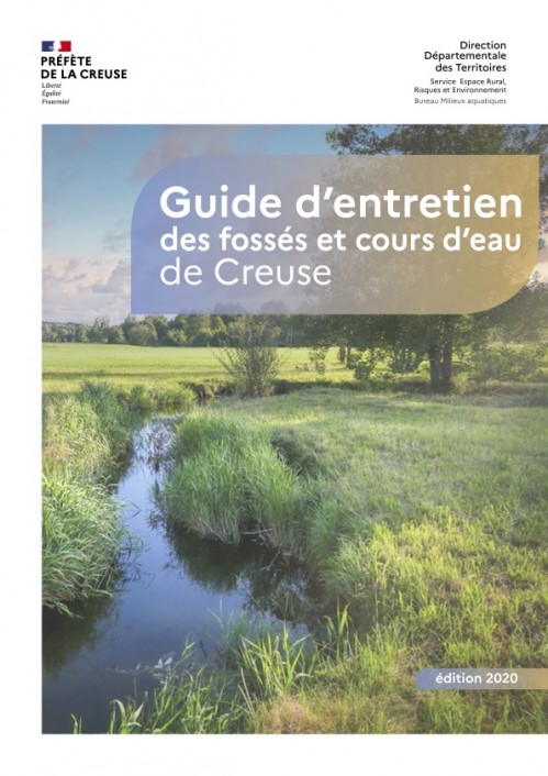 [Publication] Guide d'entretien des fossés et cours d'eau de Creuse