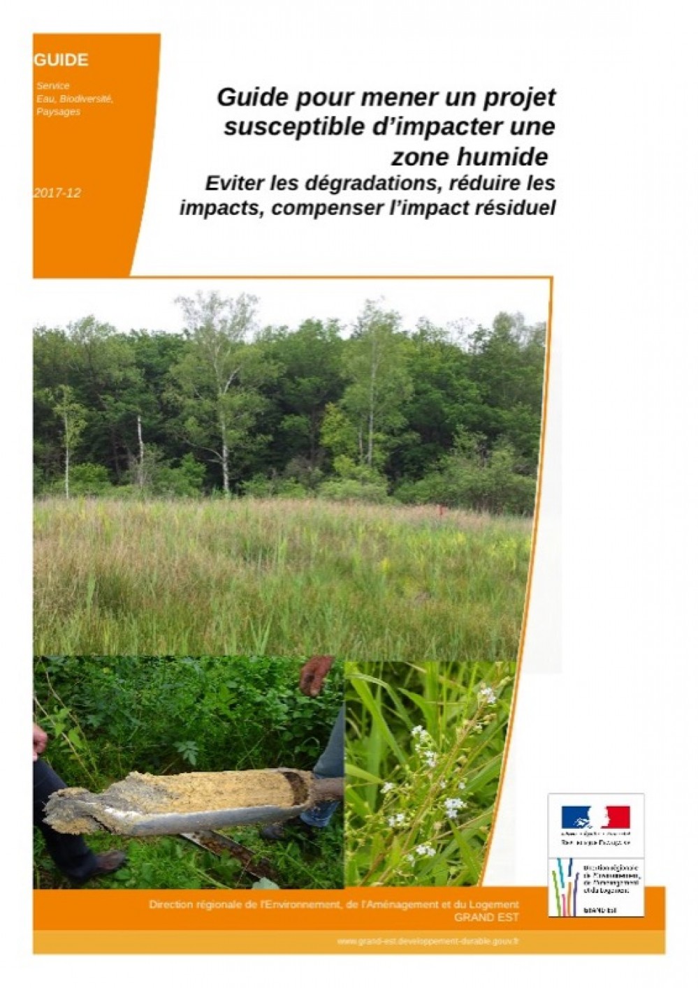 [Publication] Guide pour mener un projet susceptible d’impacter une zone humide : Eviter les dégradations, réduire les impacts, compenser l’impact résiduel