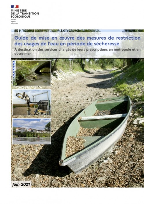 [Publication] Guide de mise en œuvre des mesures de restriction des usages de l'eau en période de sécheresse - RRGMA