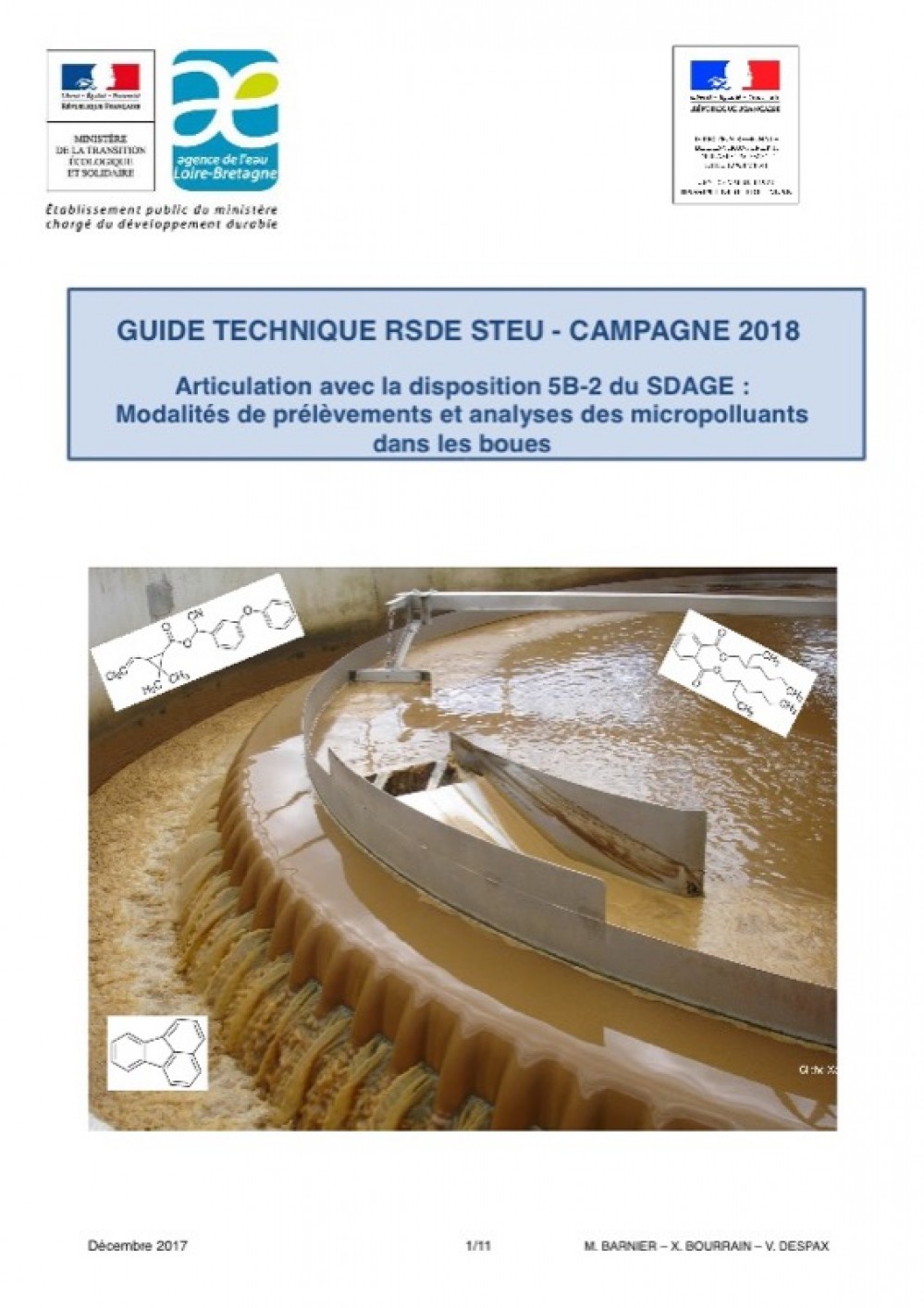 [Publication] Micropolluants dans les boues des stations de traitement des eaux usées : un guide pour mieux connaître et pour mieux agir à la source - Agence - Agence de l'eau Loire-bretagne