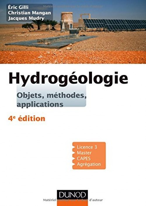 [Publication] Hydrogéologie - 4e éd. - Objets, méthodes, applications