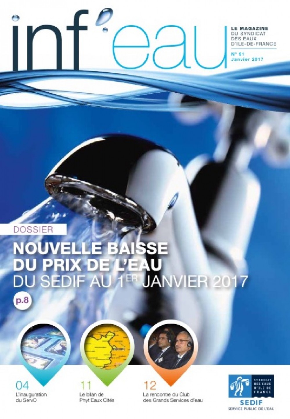 [Publication] Inf'eau, le journal du SEDIF