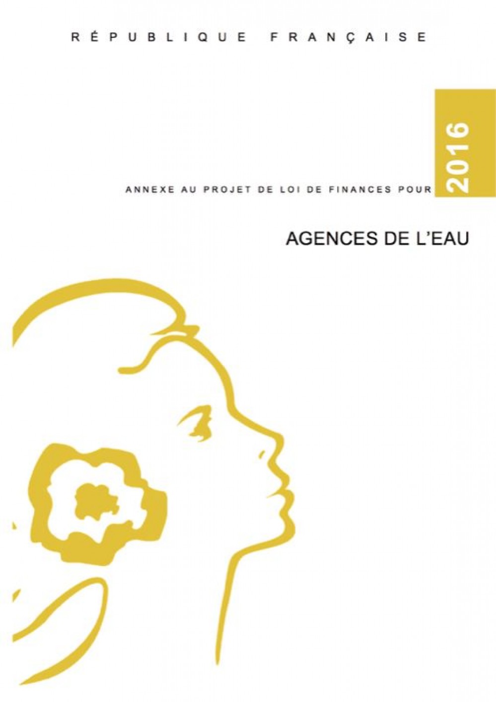 [Publication] Annexe au projet de loi de finances 2016 - Agences de l'eau