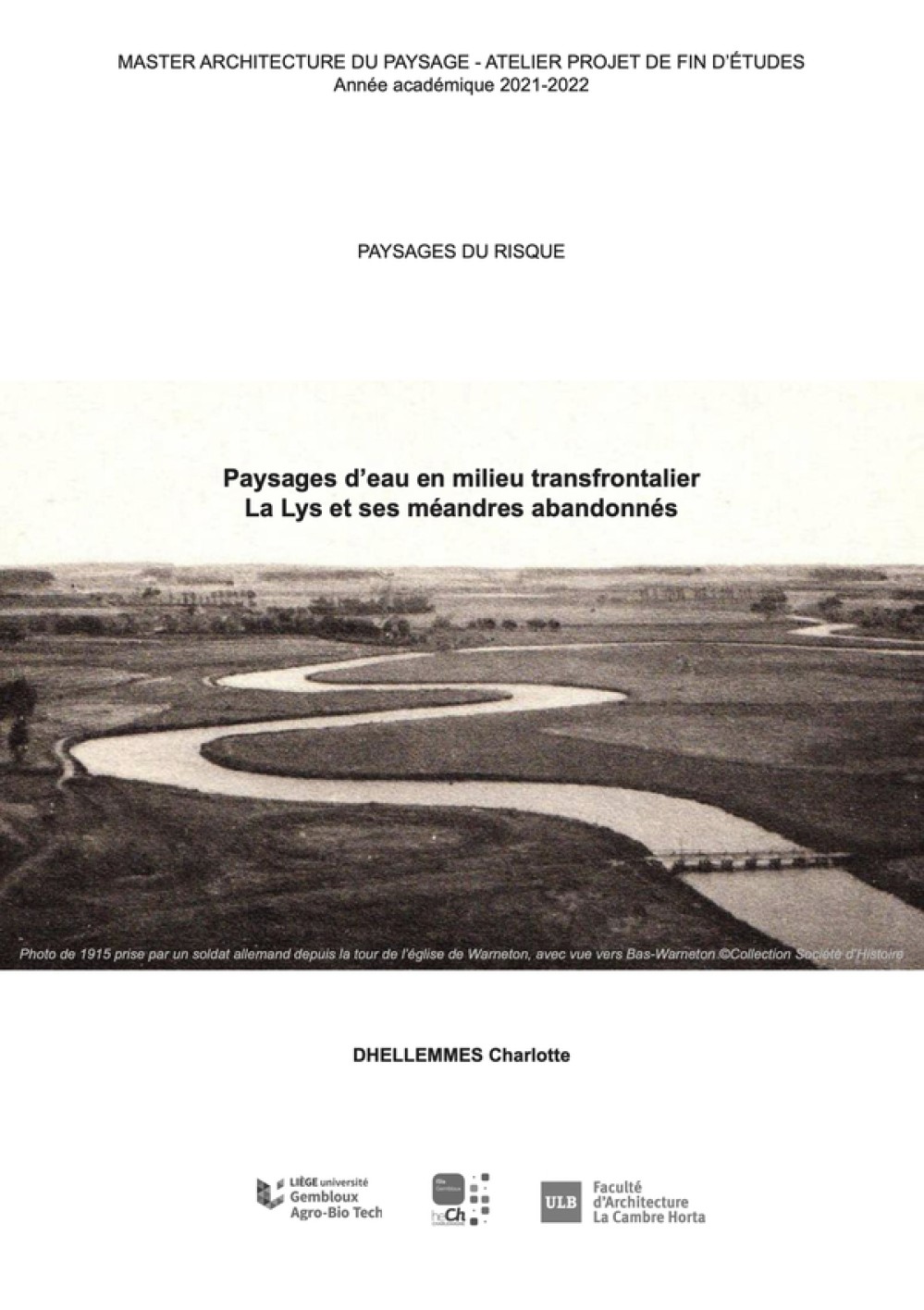 [Publication] Paysages d'eau en milieu transfrontalier - La Lys et ses méandres abandonnés