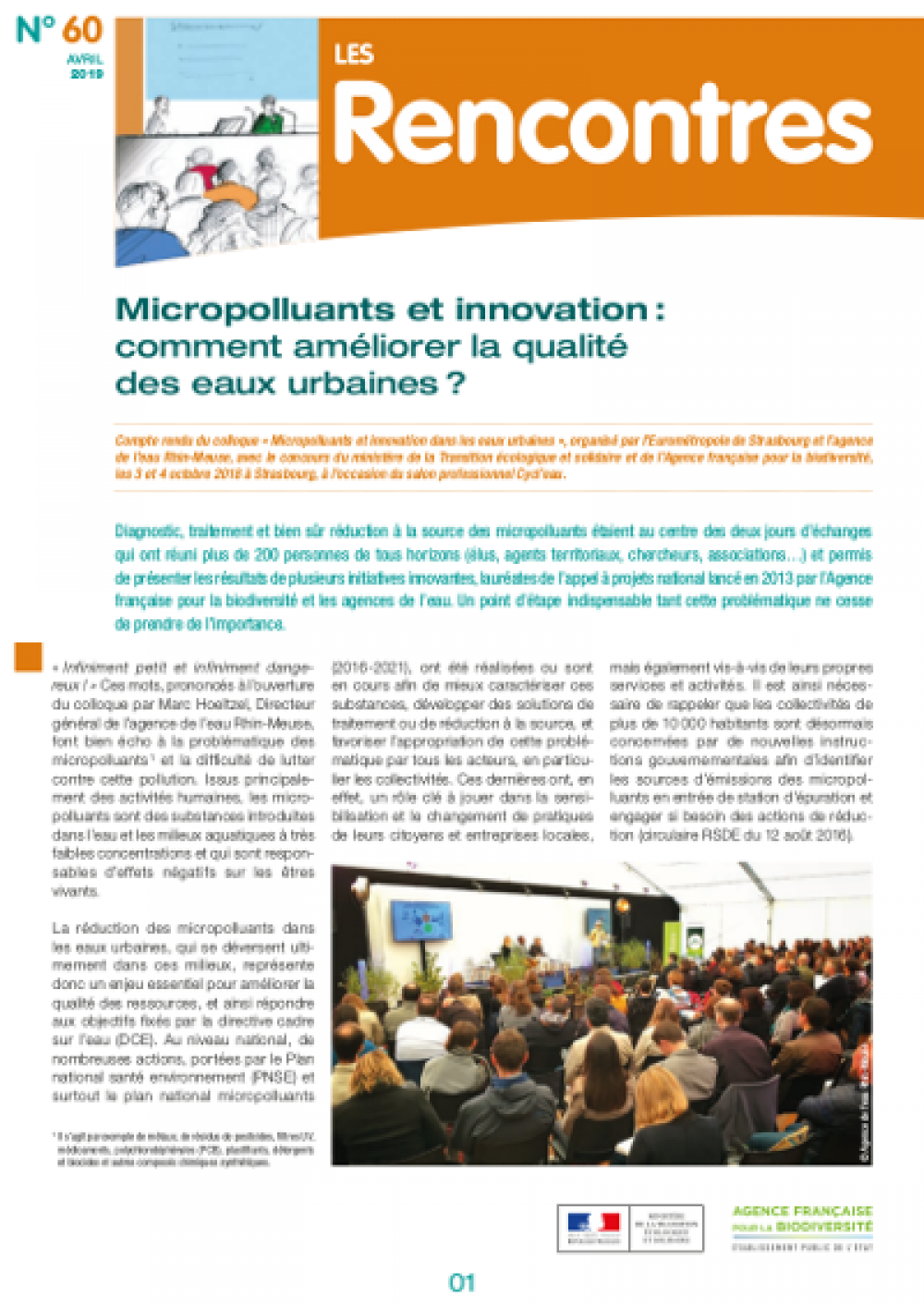 [Publication] Micropolluants et innovation : comment améliorer la qualité des eaux urbaines ?