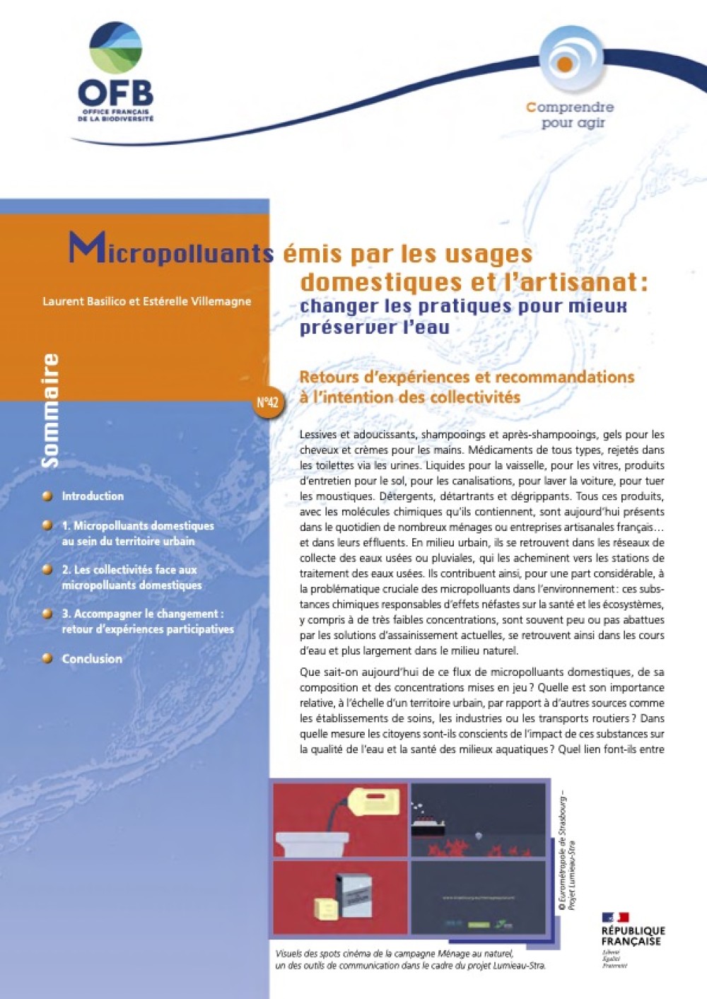 [Publication] Micropolluants émis par les usages domestiques et l'artisanat : changer les pratiques pour mieux préserver l'eau - Retours d'expériences et recommandations à l'intention des collectivités