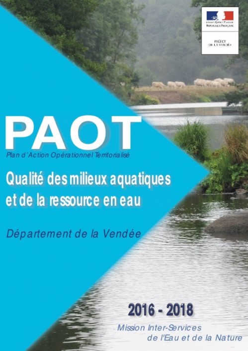 [Publication] Plan d'action Opérationnel de la Vendée pour les milieux aquatiques 