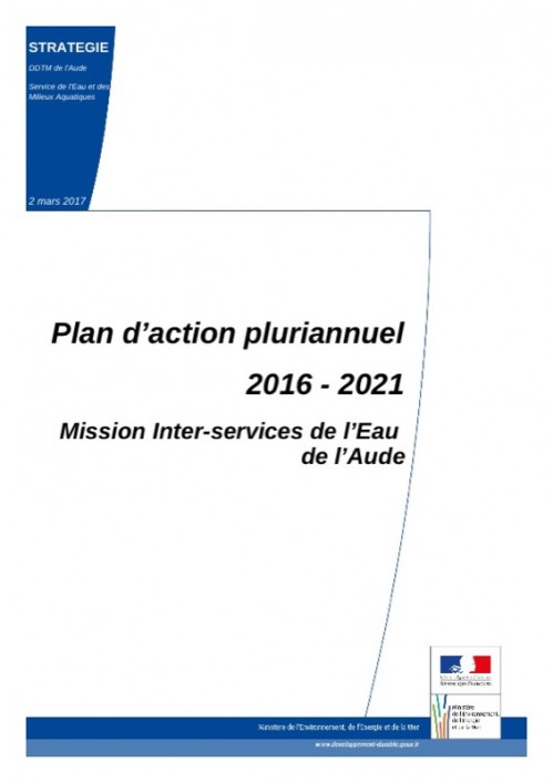 [Publication] Aude - Plan d'actions stratégique 2016-2021 de la MISE