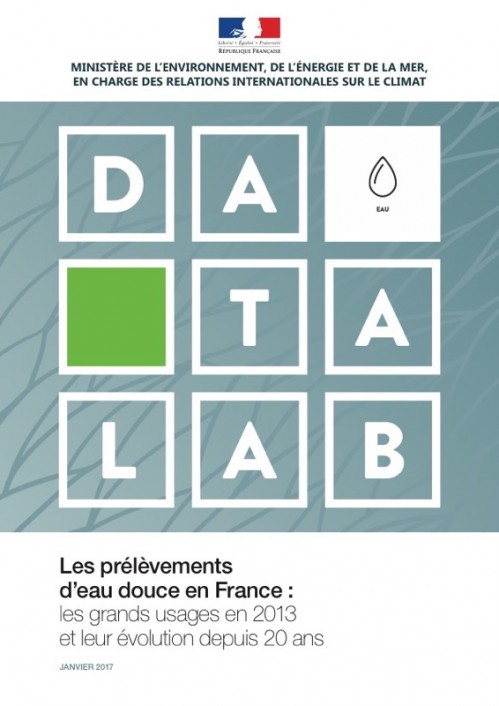 [Publication] Les prélèvements d’eau douce en France : les grands usages en 2013 et leur évolution depuis 20 ans