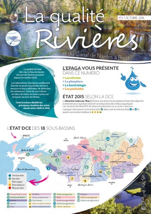 [Publication] La Qualité de nos rivières et du canal de Nantes à Brest