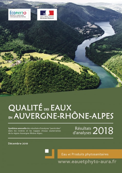 [Publication] Qualité des eaux en région AuRA : synthèse 2018