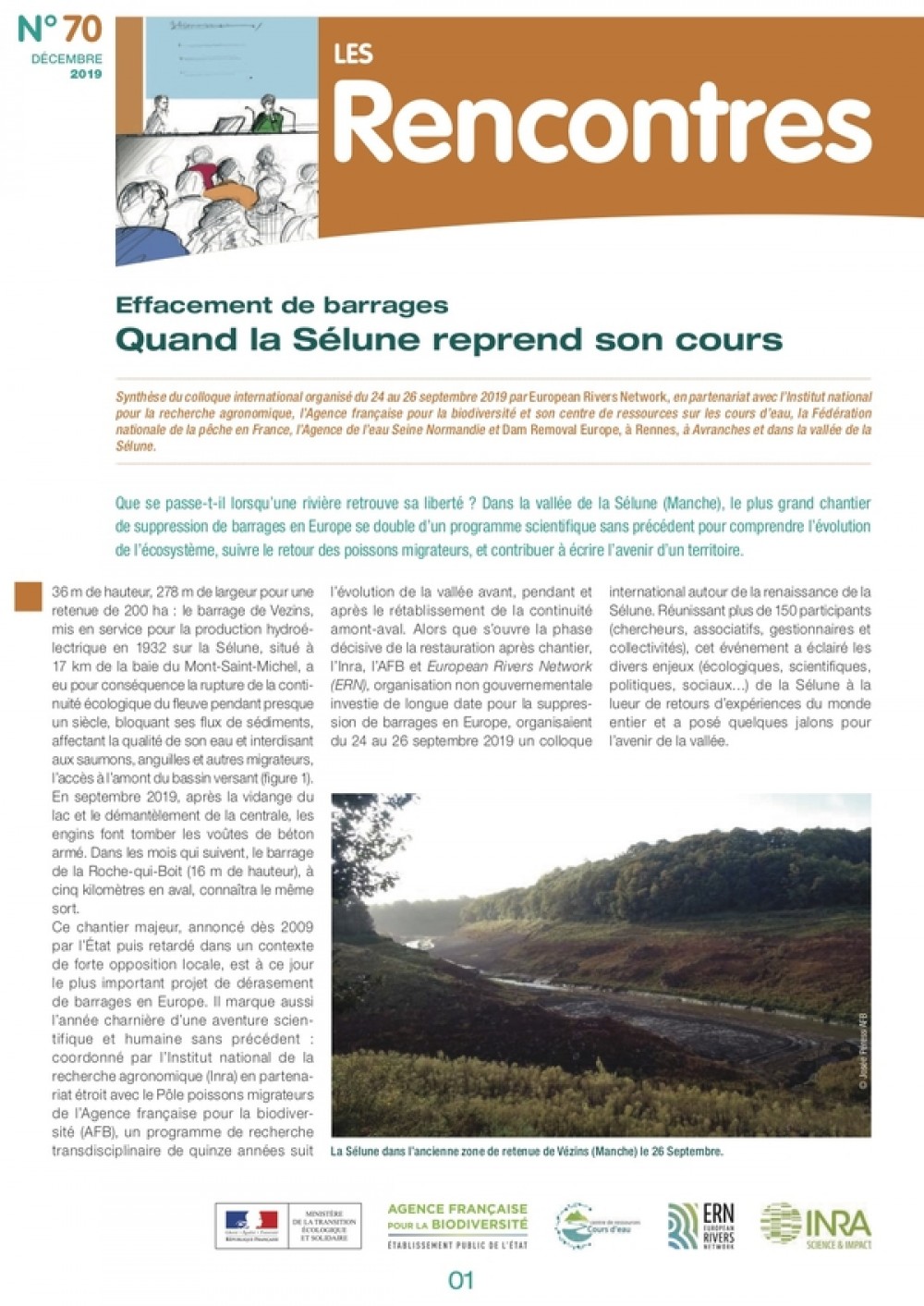 [Publication] Effacement de barrages : Quand la Sélune reprend son cours