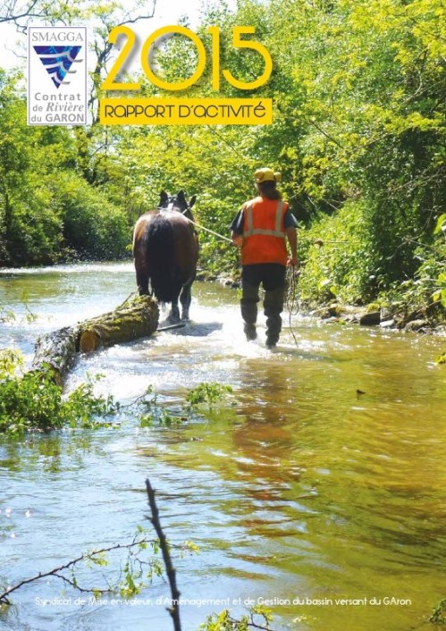 [Publication] Rapport d'activité 2015 - SMAGGA, Contrat de rivière du Garon