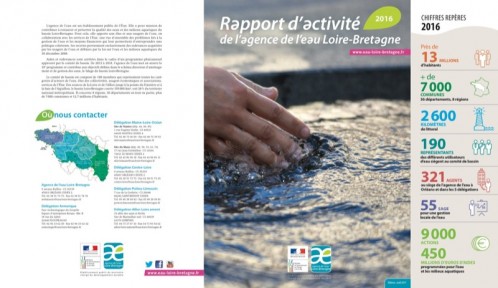 [Publication] Rapport d'activité 2016 - Agence de l'eau Loire-Bretagne