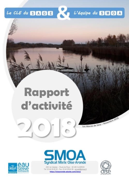 [Publication] Rapport d'activité 2018 - Syndicat mixte Oise-Aronde