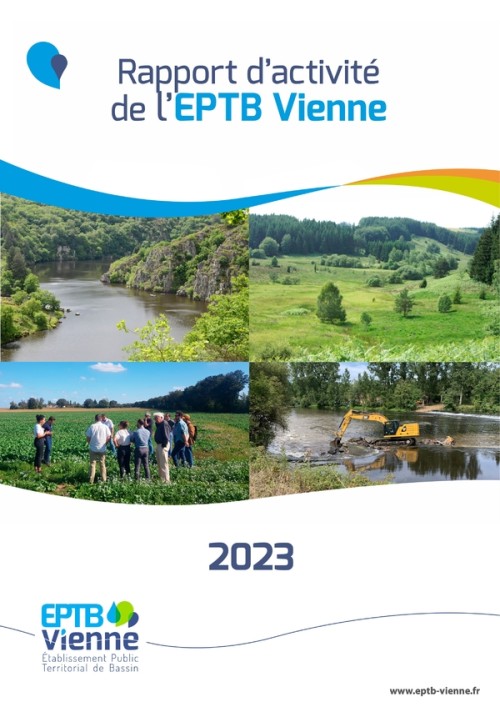 [Publication] Rapports d'activités 2023 - Établissement Public Territorial du Bassin de la Vienne