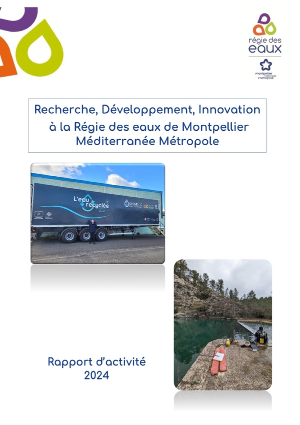 [Publication] Rapport d'activité recherche développement innovation 2024 - Régie des eaux de Montpellier