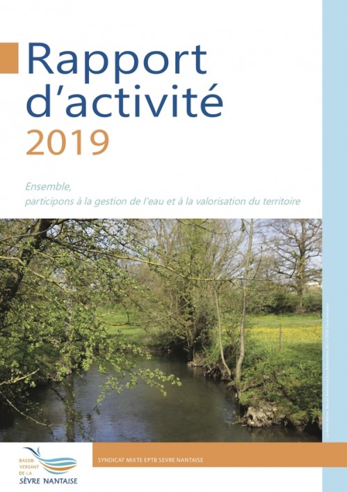 [Publication] Rapport d'activité 2019 - EPTB Sèvre Nantaise